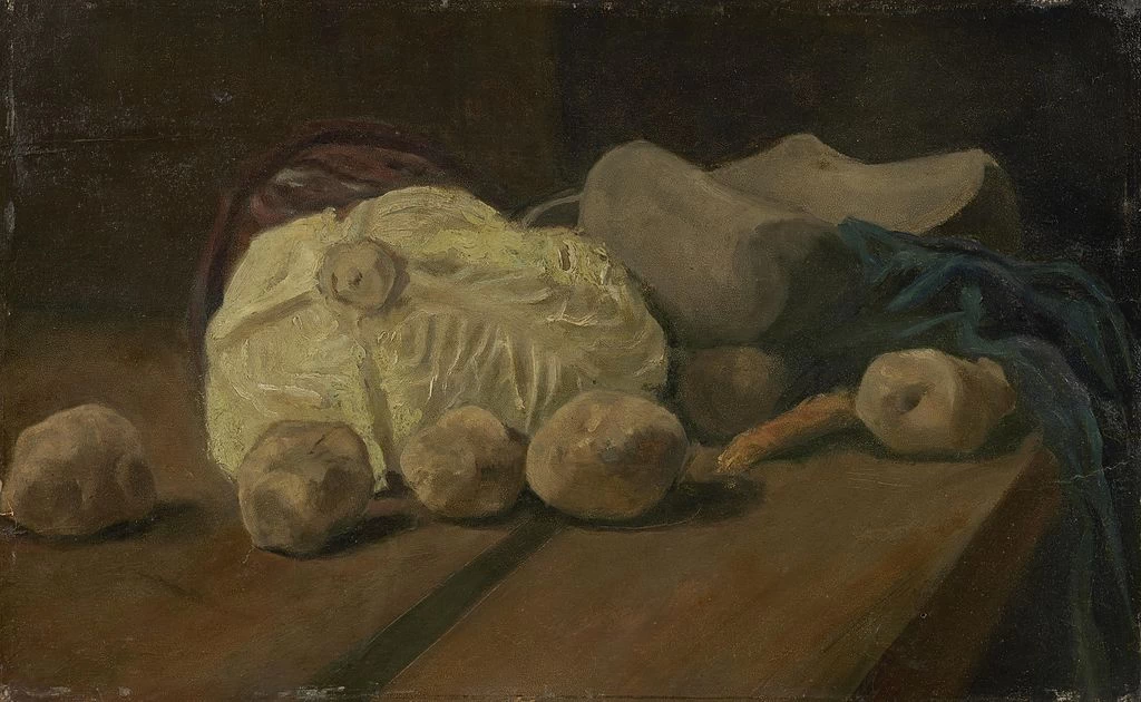  164-Vincent van Gogh-Natura morta con cavolo e zoccoli, 1881 - Museo Van Gogh, Amsterdam 